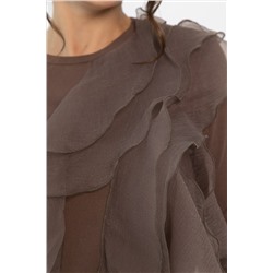 Блуза Риана (коричневая) Б14223-5М