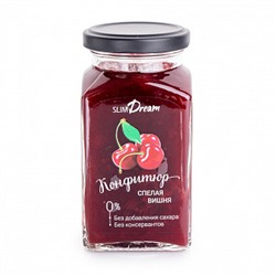 Конфитюр без сахара Slim Dream "Спелая вишня" 300 гр. (стекло)