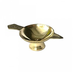 ДИПАК (Дия) для Аарти и Пуджи (латунь, диаметр 5,7 см., высота 3 см.), 1 шт.