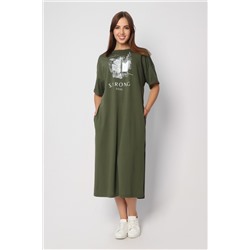 Платье Strong, хаки