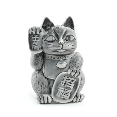 Фигурка из мраморной крошки "Кошка японская (Манэки)" 46*48*70мм