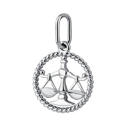 Подвеска из серебра без вставки, Л-12863