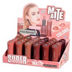 Помада для губ SUPER MATTE 6тонов 35965-03 (мин.6шт.) Karite