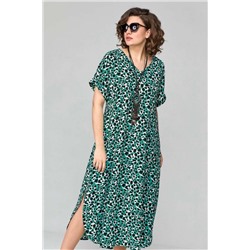 EVA GRANT 7198 зелень, Платье