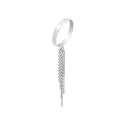 Кольцо из серебра без вставки, Ю-10530р