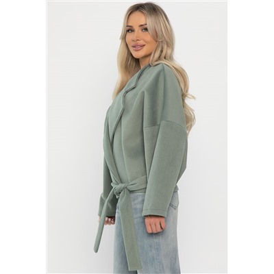 Пальто укороченное Хайт (фисташка) Б14339-7М