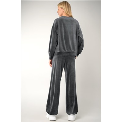 Женский велюровый костюм оверсайз Happyfox