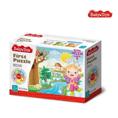 Пазл First Puzzle «Времена года. Весна» (20 элементов) Baby Toys