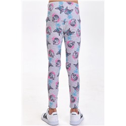 Брюки модель "леггинсы" д/дев Juno SS22GJ550 LEGGINGS серый меланж (Серый меланж)