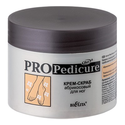 PRO Pedicure Крем-скраб абрикосовый для ног 300мл