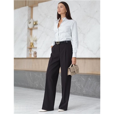 Брюки-палаццо из эластичной поливискозы