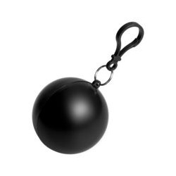 Дождевик в круглом футляре Nimbus, черный