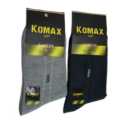 Носки  Муж.  Р-р 41-47 KOMAX (85%бамбук,10%хлопок, 5%эластан) цв.ассорт. M901