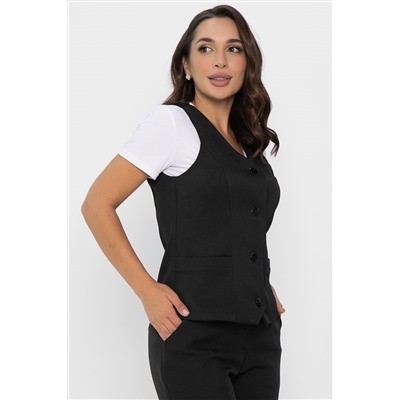 Жилет Мэнсфилд (черный) Б14085-13М