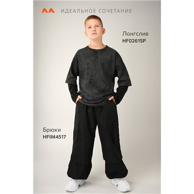 Детский лонгслив с двойным рукавом Happyfox