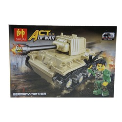 Конструктор Act of War 101дет.Танк 18*12,5см / коробка SH032-2