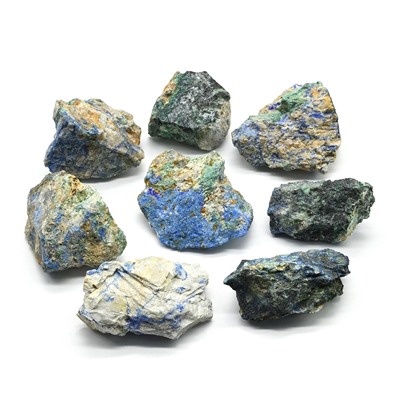 Минерал азурмалахит 25*17*16мм, 10-14г