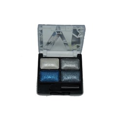 Тени д/век 4-цв. 03  т.11 (белый+серебро+синий+серо-голубой) Merilin