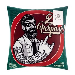 Подушка Этель "Всегда первый" 40х40 см, 100% п/э