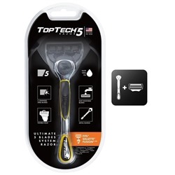 TOPTECH 5 RAZOR MAN PROFESSIONAL-5 Станок+1 кассета (совместимы с фьюжен) АКЦИЯ! СКИДКА 25%