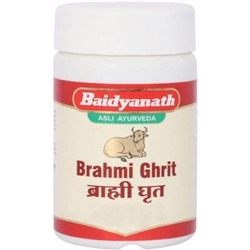 BRAHMI GHRIT Help to Enhance Memory, Baidyanath (БРАМИ ГРИТ для улучшения памяти и интеллекта, Бадьянатх), 100 г.