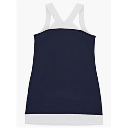 Сарафан UD 0822 син/белый