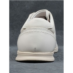 B1395-2 BEIGE Полуботинки спортивные мужские (натуральная кожа) размер