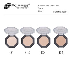 Пудра компактная 13001  т.04 Farres АКЦИЯ! СКИДКА 10%