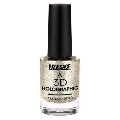 Лак для ногтей LUXVISAGE 3D Holographic  702 тон (космическая платина)11г