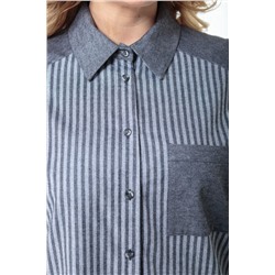 Anelli 996 серый+полоска, Брюки,  Блуза