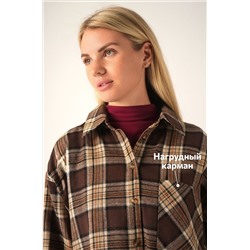 Рубашка женская в клетку Happyfox