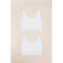 Майка-топ для девочки 2шт. Happyfox