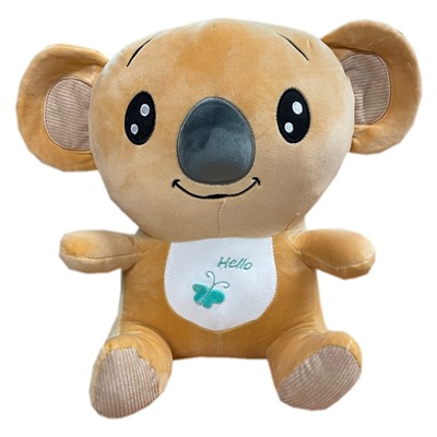 Игрушка с пледом КОАЛА - песочный р-р 130х160