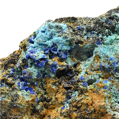 Азурмалахит камень 95*62*46мм, 211г