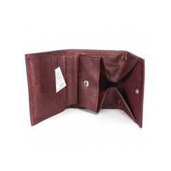 Портмоне женское Croco-ПР-906 натуральная кожа 1 отд,  4 карм,  бордо металлик (232)  239948