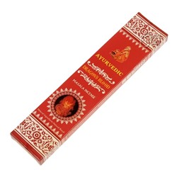 DRAGONS BLOOD Masala Incense, Ayurvedic (КРОВЬ ДРАКОНА масала благовония, Аюрведик), уп. 15 г.