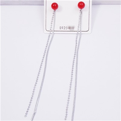 Серьги "White Star", 60211, арт.548.148