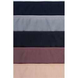 Женские трусы-слипы в рубчик 5шт. Happyfox