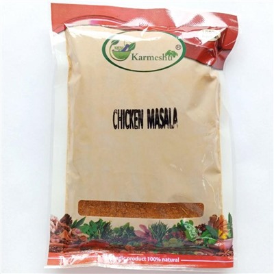 CHICKEN MASALA, Karmeshu (ЧИКЕН МАСАЛА смесь специй для курицы, Кармешу), ПАКЕТ 100 г.