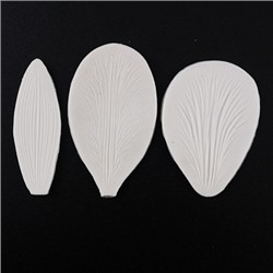 Силиконовый молд - вайнер "Лепестки №12" 3 шт