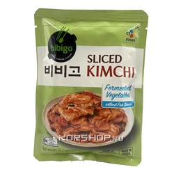 Капуста кимчи среднеострая нарезанная Bibigo, Корея, 150 г Акция
