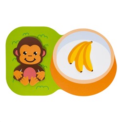 Пластик на липучках «Кто что ест?» (в конверте A4)