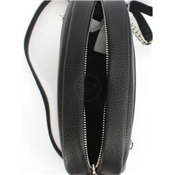 Сумка женская искусственная кожа DJ-СМ 6740-BLACK,  1отд,  плечевой ремень,  черный 256004