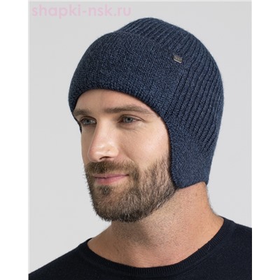 388 T Ушанка мужская флис (56-58)