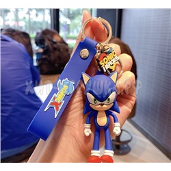 Брелок большой силиконовый с карабином SONIC Соник в ассортименте br_sonic2, br_sonic2