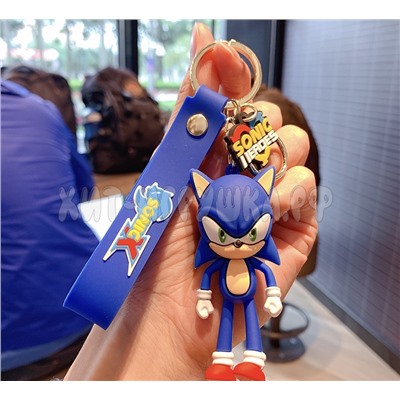 Брелок большой силиконовый с карабином SONIC Соник в ассортименте br_sonic2, br_sonic2