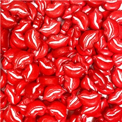 Посыпка кондитерская объемная 3D "Губы красные", 50 гр