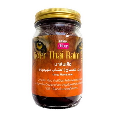 TIGER THAI BALM, Banna (ТИГРОВЫЙ тайский бальзам, Банна), 200 г.