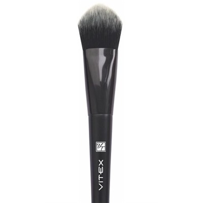 VITEX Кисть косметическая № 1 для тональной основы (синтетический ворс)