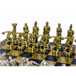 Шахматы с металлическими фигурами "Дискобол" 450*450мм.